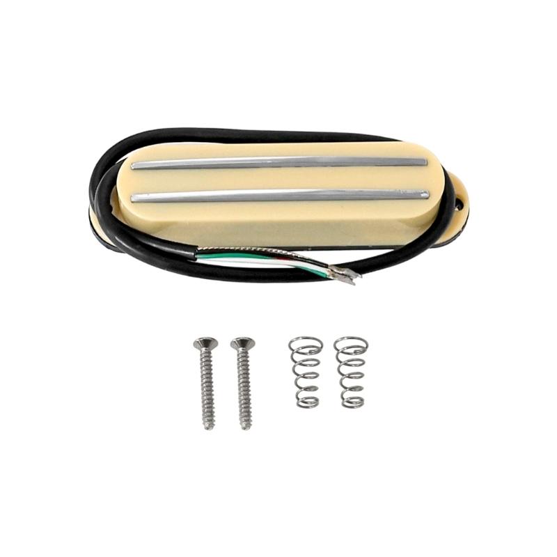 

Compact 83mm Small Humbucker Pickup with Enhanced Dynamic Response Guitar Replacement Part for Rock and Blues Music жёлтый