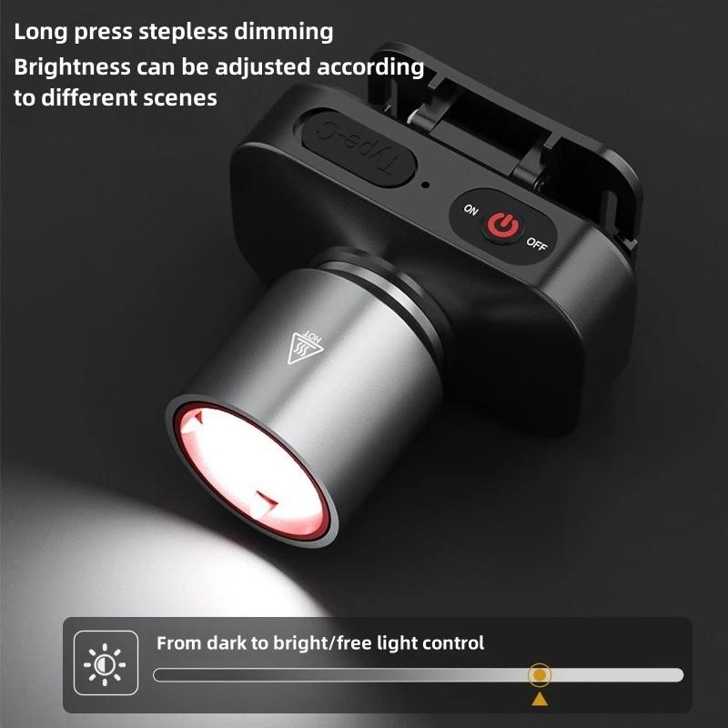 High-Brightness Zoom Long-Range Flashlight Cob Flash Lock Design Usb Charging Camping Flashlight Outdoor Camping Adventure