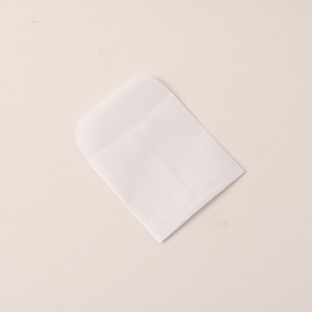 Semi Clear Transparent Envelope Scrub Card Packing Bag Fresh Blessing Thank Envelope  Greeting Card