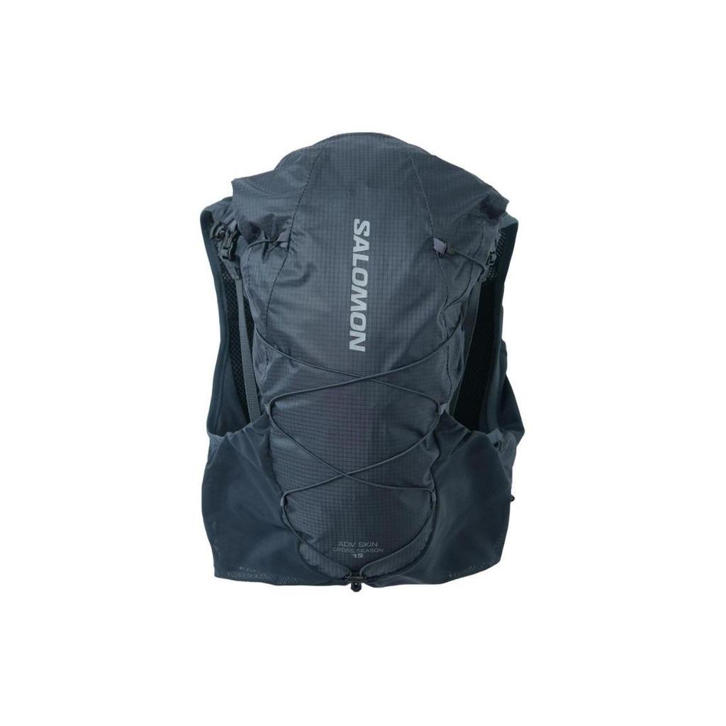 Salomon Short Letter Print Strapless Vest Men Vests Blue LC1918300