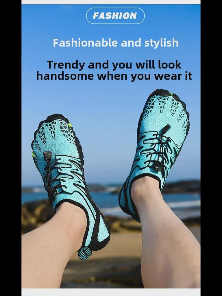 Unisex Outdoor Five-Finger Wading and Trail Shoes for Water Sports, Beach, Hiking, and Fishing