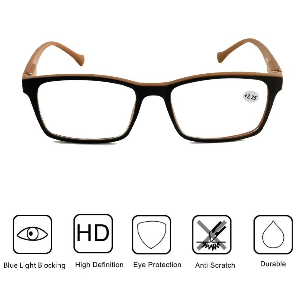 PC Reading Glasses Decorative Glasses Anti Blue Light Eyeglasses  Readers