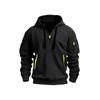 2024 Men's Zip-Up Hoodie with Multiple Pockets – Casual Sports Jacket for Spring and Autumn