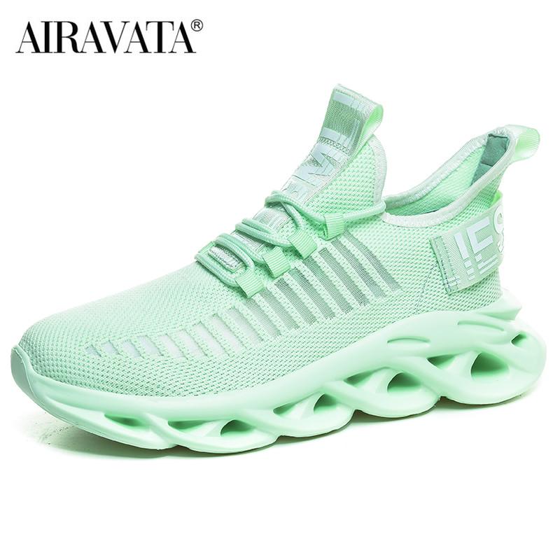 Männer Laufschuhe Atmungsaktive Trainer Sneaker Casual Lace Up Mesh Sportschuhe