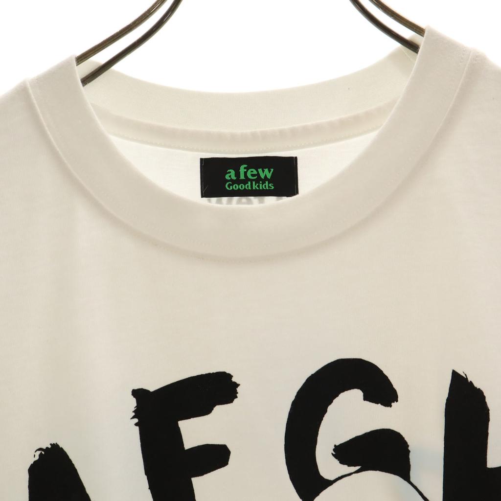 A FEW GOOD KIDS smurfs Short sleeve T-shirt L white Men's Used