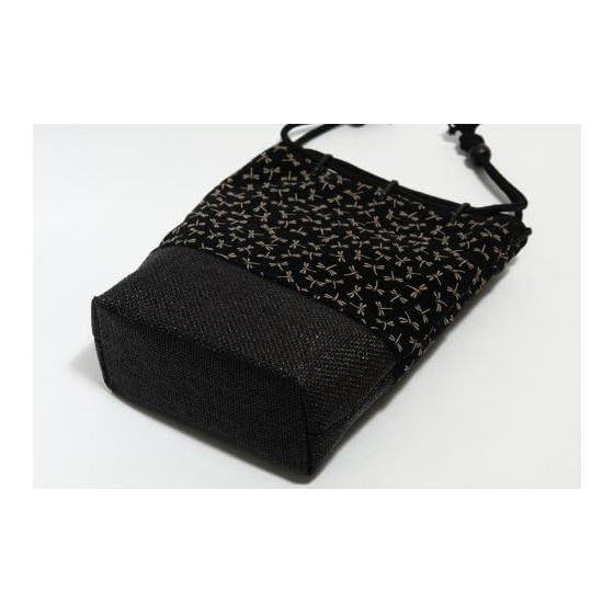 Men's Shingen-bukuro Drawstring Bag, Inden-style, Made in Japan, for Kimono/Yukata. Size: Approx. 21cm (H) x 18cm (W) x 6cm (D), 1 Inner Pocket.