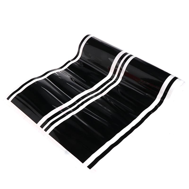 

120x25 см 3D капот автомобиля боковая виниловая полоса наклейка на корпус бампер наклейка крышка двигателя чёрный