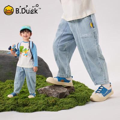 B.Duck Boys' Trendy Denim Casual Pants 6001