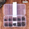 Fishhooks Strong Sharp Silver Circle Fishhook 3#-12# Jig Barbed Pesca Sea Fishing Set Portable Fishing Tackle Accessories