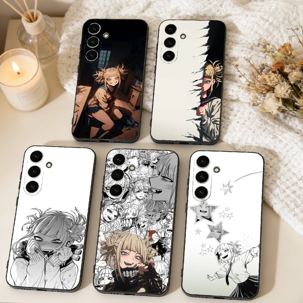 T-Toga himiko Phone Case For Samsung Galaxy A73,A72,A71,A70,A53,A52,A51,Others Soft Black Cover