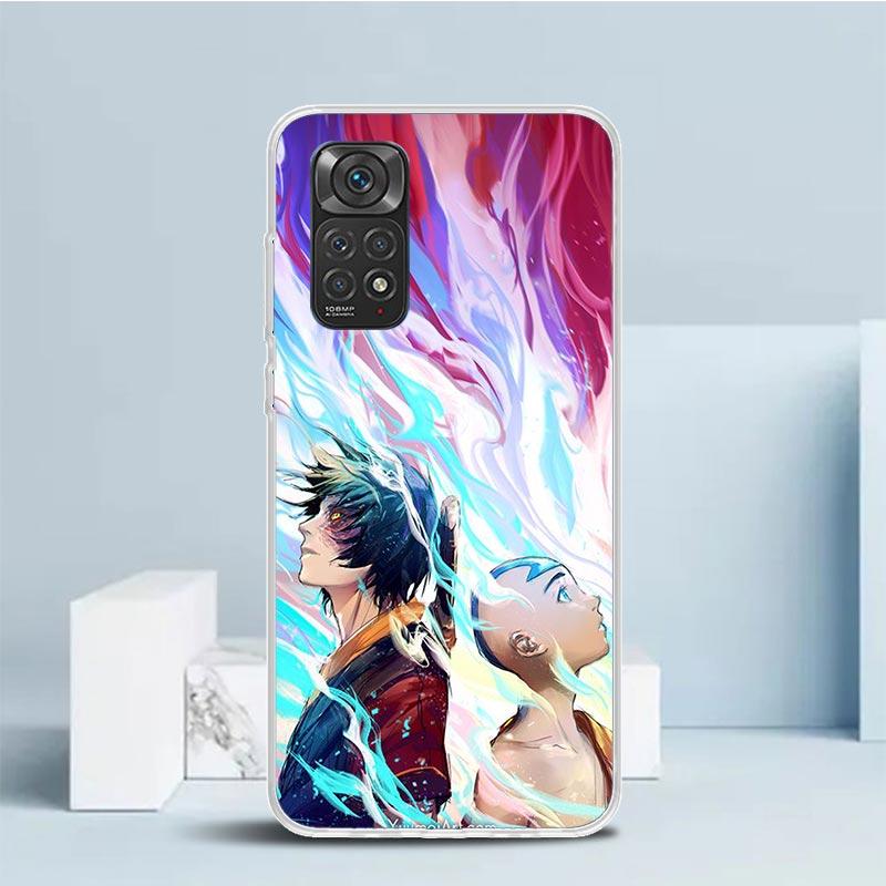 Anime Avatar The Last Airbender Phone Case For Xiaomi Redmi Note 15 14 14S 13 12S 12 Pro Plus 11S 11 11T 11E 10S 10 + Soft TPU B