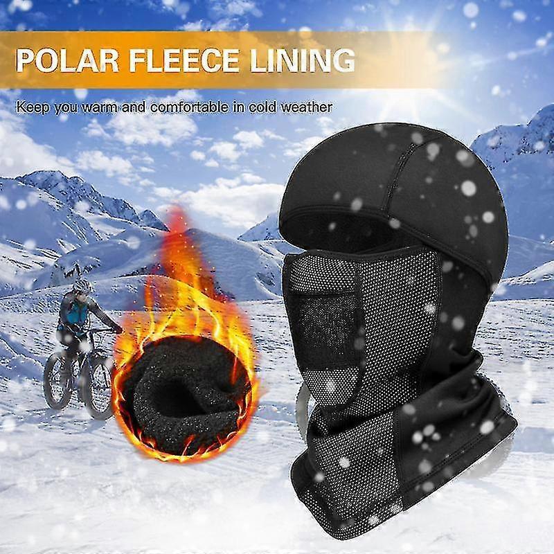 Cold Weather Balaclava Mask Windproof Thermal Winter Neck Warmer Scarf For Cycling Motorcycling Running Skiing Snowboarding