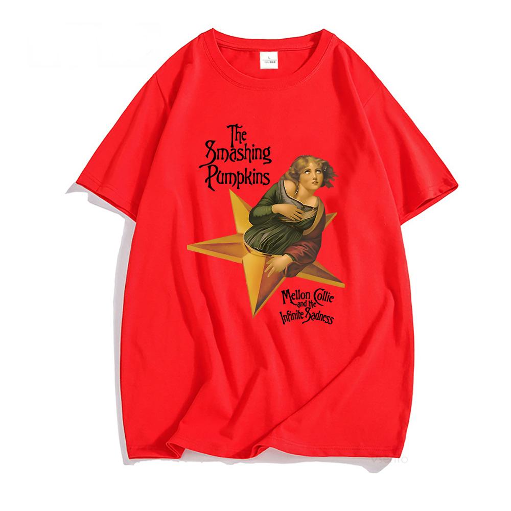 Mellon Collie and The Infinite Sadness Tričko The Smashing Pumpkins Kapela Grafická Trička Vintage Móda Potisk Tričko Bavlna