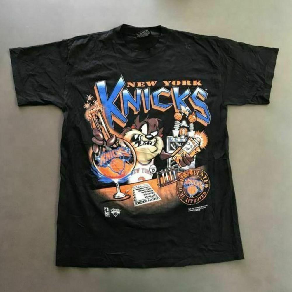 1994 New York Knicks TAZ T-shirt Black Unisex Tshirt Men Women S-5XL KH14367 Unisex T-Shirt L