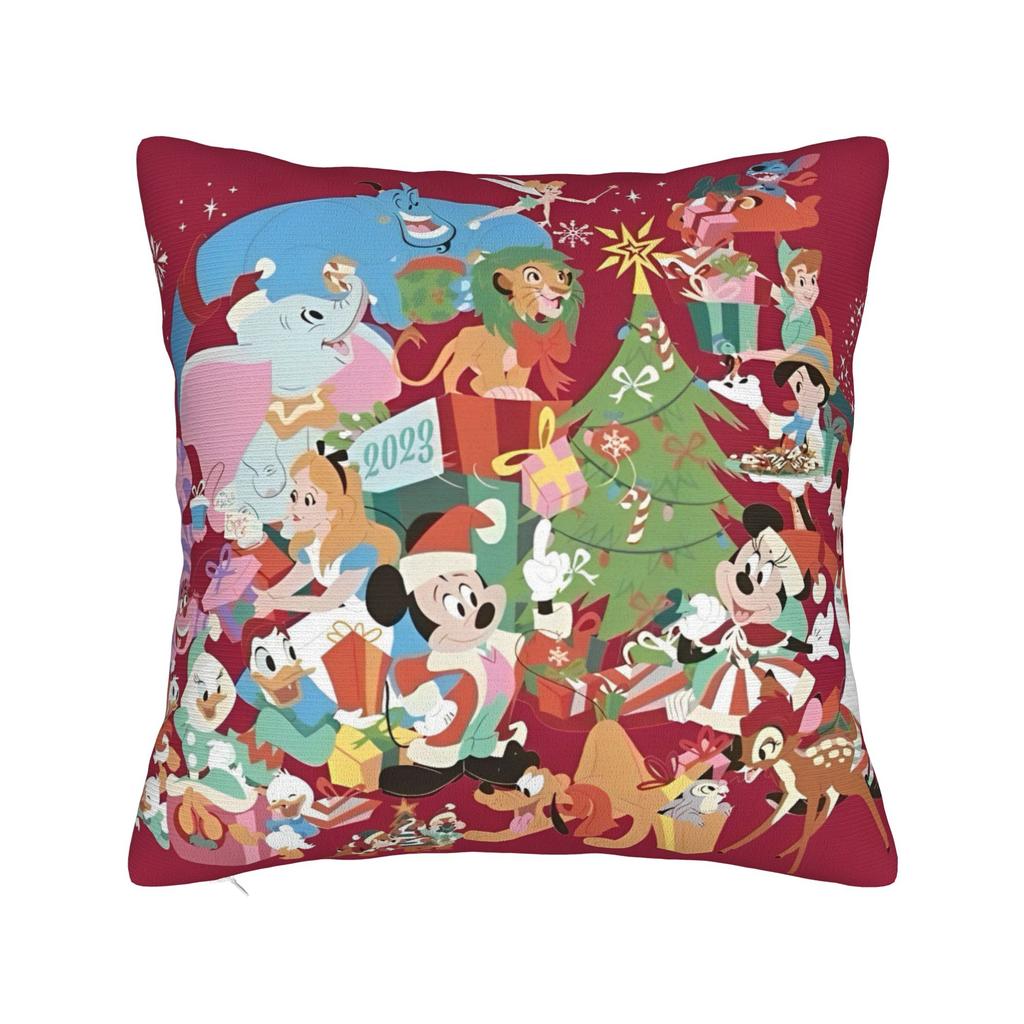 Cute Minnie Mouse Square Pillow Covers Polyester Home Famous Popular Cartoon Cushion Case Cool Decor Pillow Cover 45*45