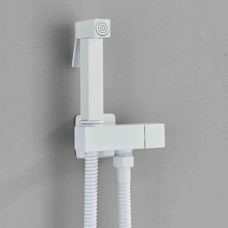 Chrome Handheld Toilet Bidet Faucet Stainless Steel Bidet Shower Hygienic Shower Wall Shower Woman Cleaner Cold Water Only