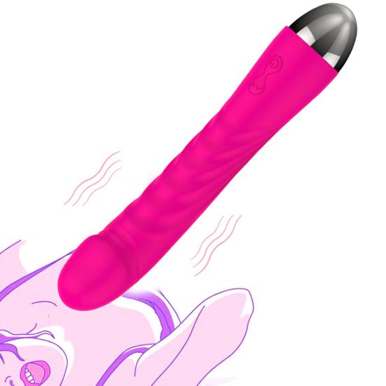 Female Masturbator Strong Vibration Portable Quiet Bass 10-Frequency Simulated Flirting Use Silicone Clit Stimulator Masturbator Massage Stick Adult