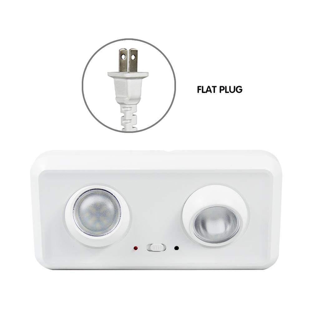 

Светодиодные настенные аварийные эвакуационные фонари для пожаротушения, перезаряжаемый аварийный светильник с двумя головками для отключения электроэнергии