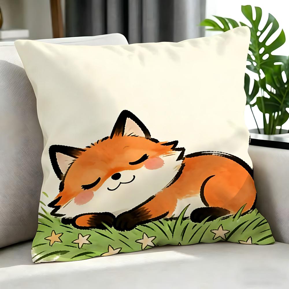 Animal FFox Cushion Cover Cushion Cover Set Pcs x x x Pillowcase Decorative Sofa Home Decor