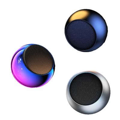 1Pc Subwoofer Small Steel Cannon Bluetooth Audio Mini Portable Gift Small Speaker Home Wireless Bluetooth Speaker