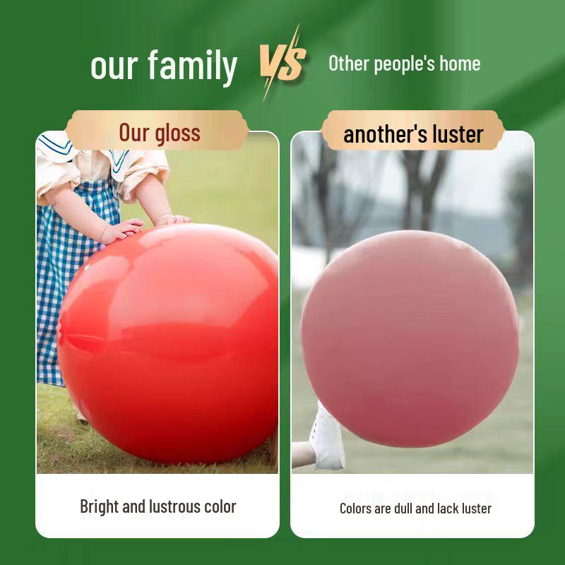 36-Inch Extra-Large Explosion-Proof Outdoor Balloon for Kids, Latex Toy, Thickened Design