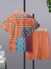 Men 3D Print 2Pcs Set Breathable Outdoor Summer Casual Tracksuit