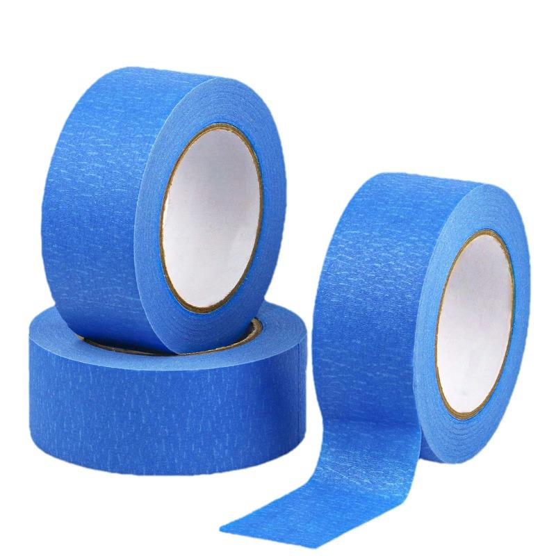 Blue Washi 3D Texture Tape: Anti-UV, High Temperature, No Residue, Beautiful Texture, Masking Tape.