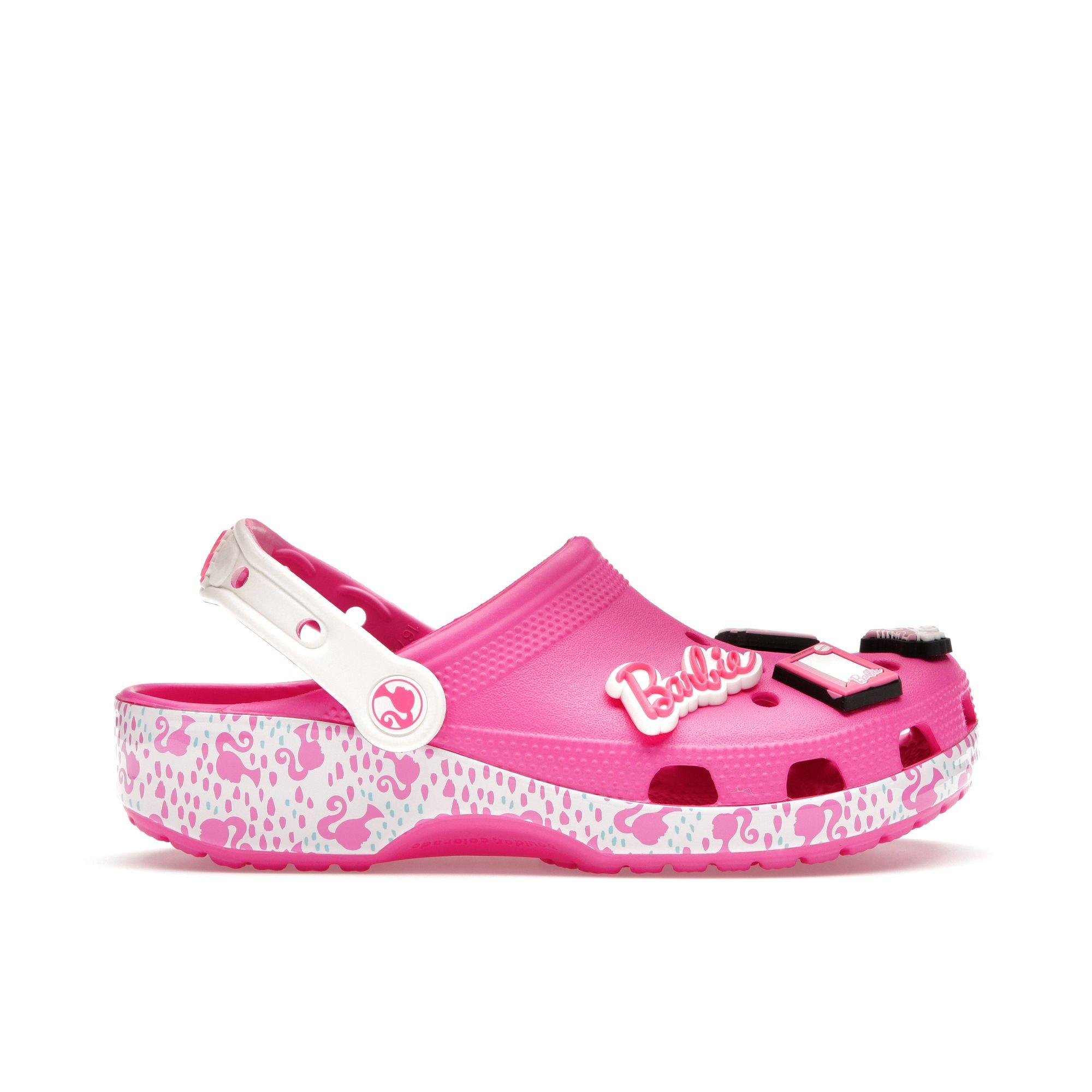 Crocs Classic Platform Clog Pink White Kids 208817-6QQ 37-38