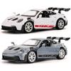 Porsche 911 GT3 RS Supercar Match Version 5 Inch Metal Car Simulation Diecast & Toy Vehicle RMZ City 1:36 Alloy Model Birthday Gifts