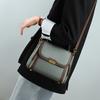 Bag Fashion Bag Female Crossbody Bag Spring and Summer with Mother Foreskin Light Luxury Hand Bucket