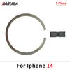 11Pcs, For Wireless Charging Magnet Module For iPhone 17 Pro Air 11 11 Mini 11 Plus 16 Pro Max Back Housing Magnetic Metal Ring