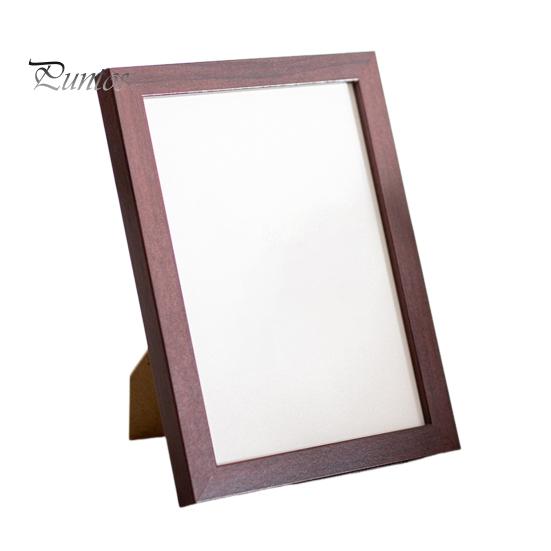 6/7/8/10-Inch/A4 Vintage Wooden Photo Frame Clear Glass Picture Display Frame Rustic Home Office Bedroom Desktop Photo Holder Decoration