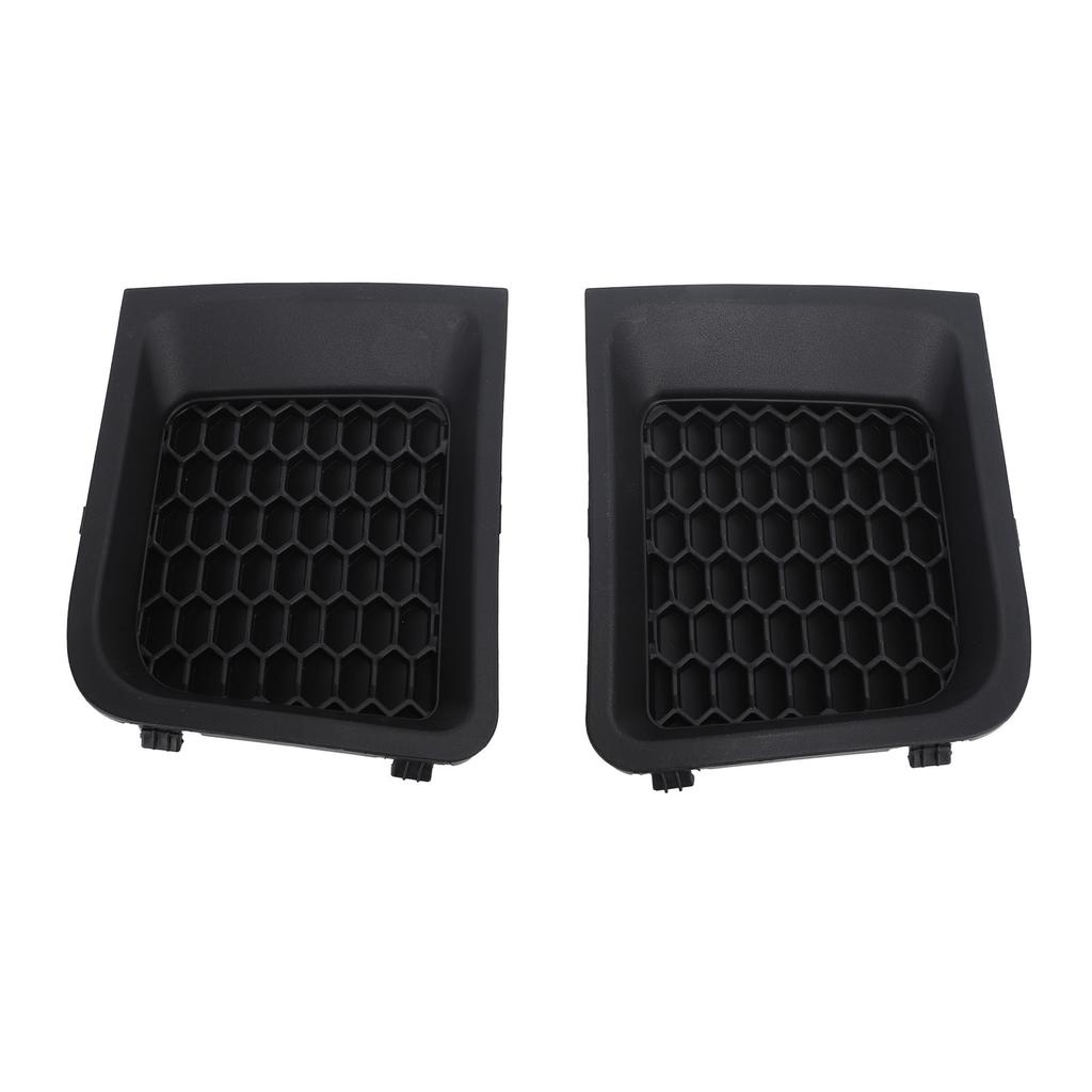 2Pcs Front Bumper Grille Cover 735618579L Left And Right Lower Cover Insert for Renegade 2015 to 2017
