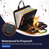 Fireproof Waterproof 13-Layer Expanding Accordion File Organizer Bag - Large Capacity