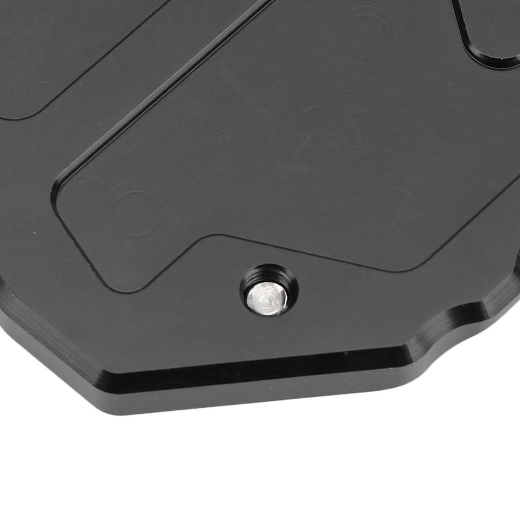 Motorcycle Kickstand Enlarger Aluminium Alloy Side Stand Extension Plate Pad Replacement for CB500X 2019+(Black )