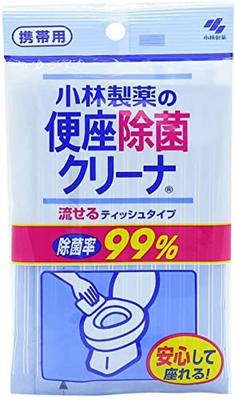 Toilet Seat Disinfectant Cleaner Portable Tissue Type 10 Pieces X 12 Sets