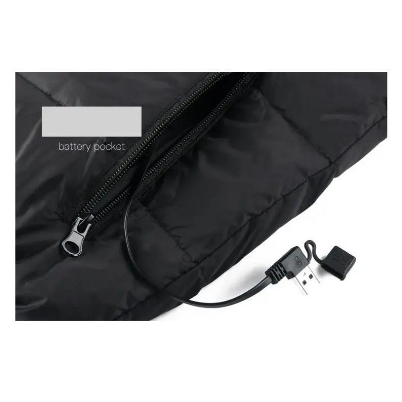 Zone 9 Heating Vest Zone Electric Jacket 2024 New Lightweight Men's Sportwear Winter Graphene Warm USB Heating Coat