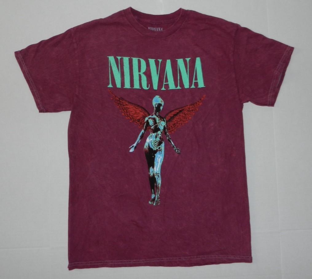 Nirvana Grunge In Utero Pink Tee Shirt New