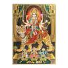 Religion Elephant God India Hinduism Ganesha Painting Canvas Durga Golden Zari Art Poster Prints Living Room Home Decor Pictures