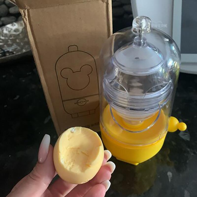 Egg Scrambler Hand Egg Shaker Mixer Food Grade Silicone Yolk & Egg White Mix
