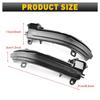 Dynamic Smoked Turn Signal LED Side Mirror Light For BMW 3 Series F30 F35 F80