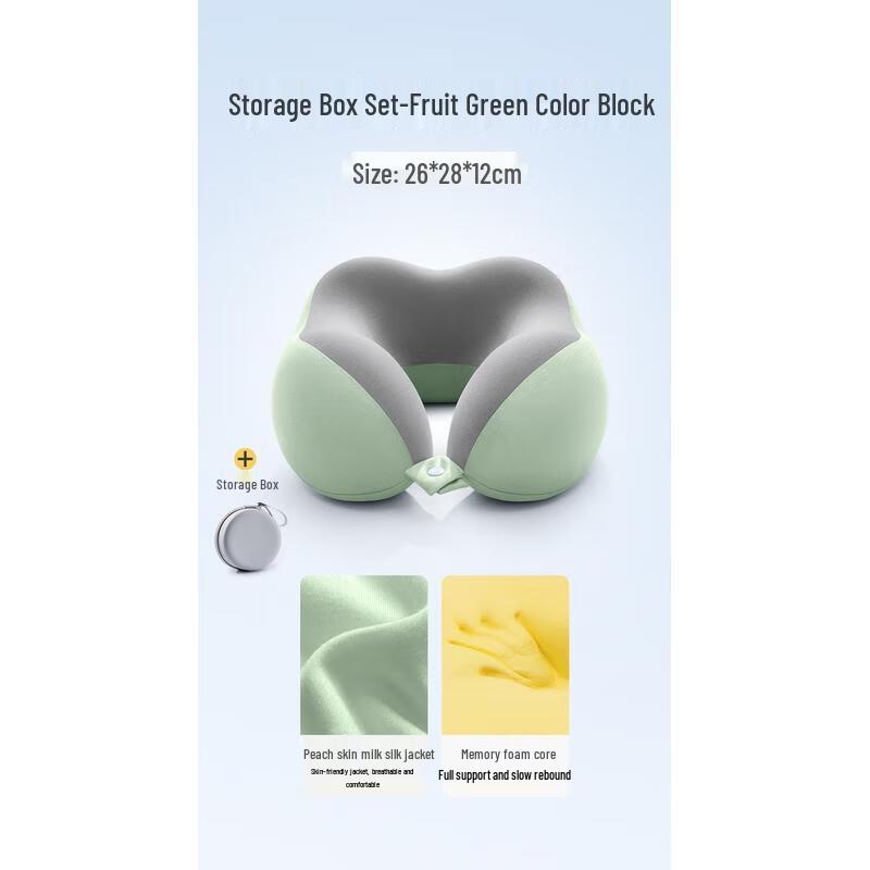 HANDUNYOU U-shaped Memory Foam Travel Neck Pillow