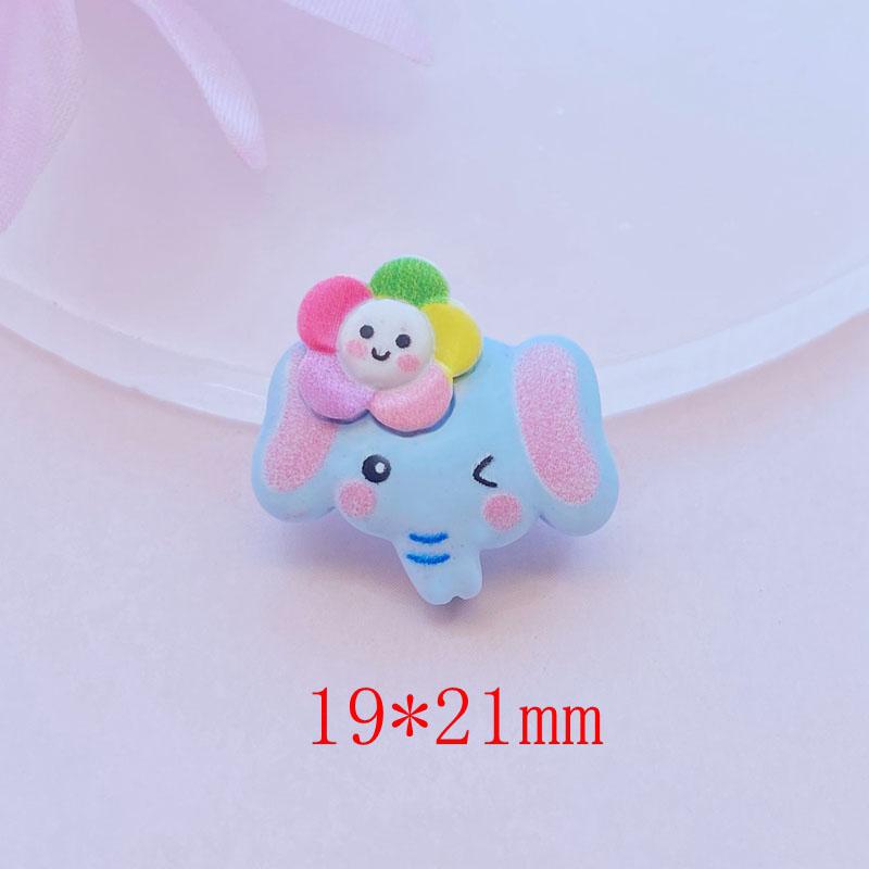 10Pcs/Lot New Mini Cute Small Animals Series Flatback Resin Kawaii Scrapbooking Embellishments Diy Accessories