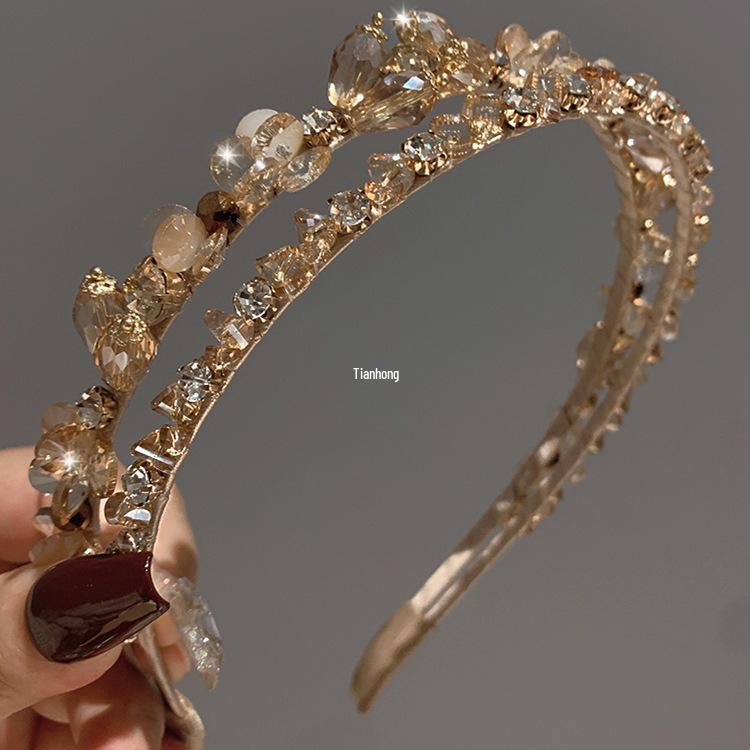 Super Sparkly Zircon Crystal Headband - Korean Fashion Luxury Hair Accessory