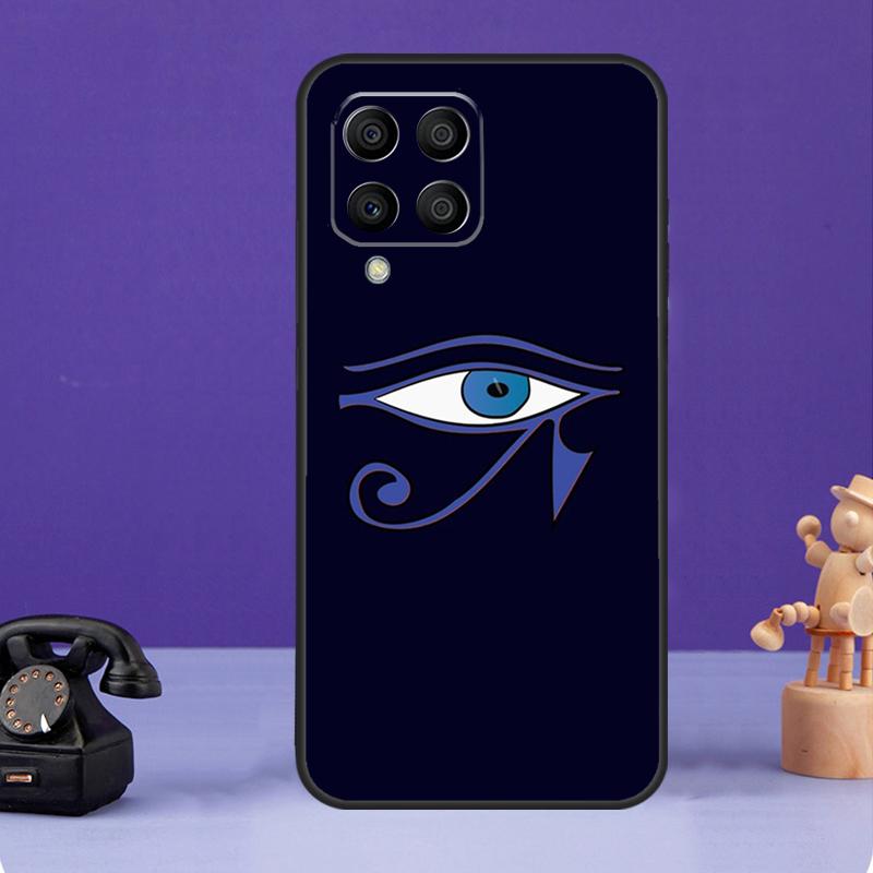 Auge des Horus Ägypten Hülle Für Samsung Galaxy M12 M32 M52 M55 M13 M33 M53 M14 M34 M54 M20 M30s M31s M51 M31 M21