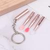 1 Stück Multifunktionaler Silikon-Lippenpinsel Tragbar mit Abdeckung Schlüsselanhänger Staubdicht Lippenstift Lippenstift Pinsel Lidschattenpinsel