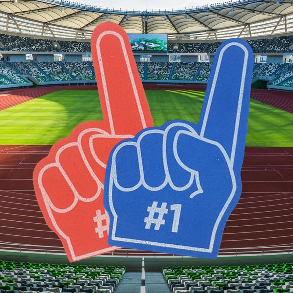 24 Pcs/Set 10*6cm Foam Fingers Fans Colorful Finger Cots Boys Girls Gift Party Favors Universal Sports Cheerleading Photo Props