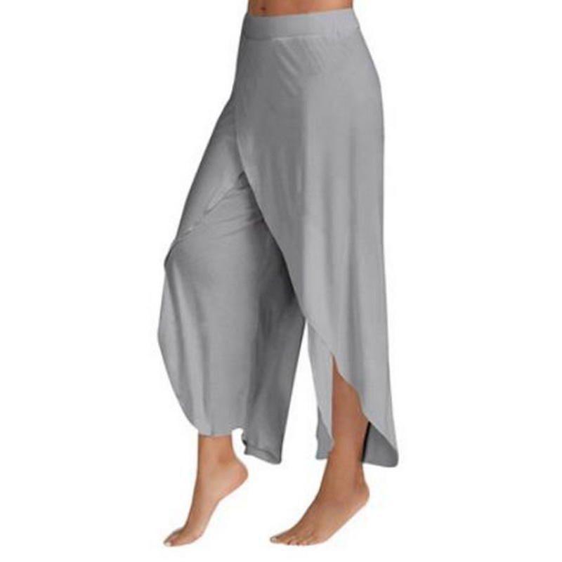Women's Summer Casual Wide Leg Pants In Premium Quality Solid Color Design