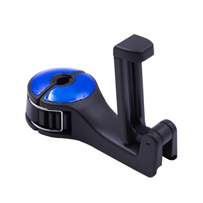 Universal Car Bracket Hook Multi-Function Hanging Storage Mobile Phone Holder Rear Seat Hanger Hook for Bag Purse Cloth Grocery