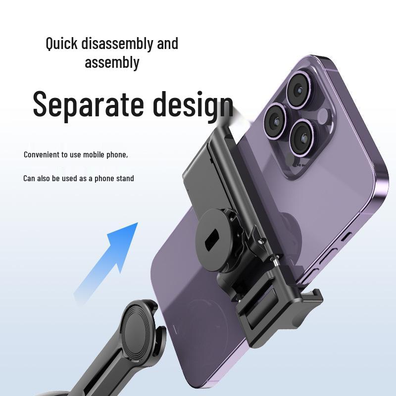 Smart P03 AI Gimbal Stabilizer: 360° Face Tracking, Anti-Shake for Live Streaming & Photography